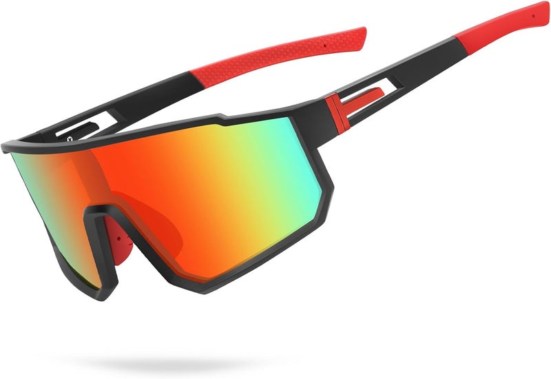 Derowern Youth Baseball Sunglasses, Kids Polarized Sports Sunglasses,UV400 Protection Glasses for Boys Girls Softball Cycling - Image 1
